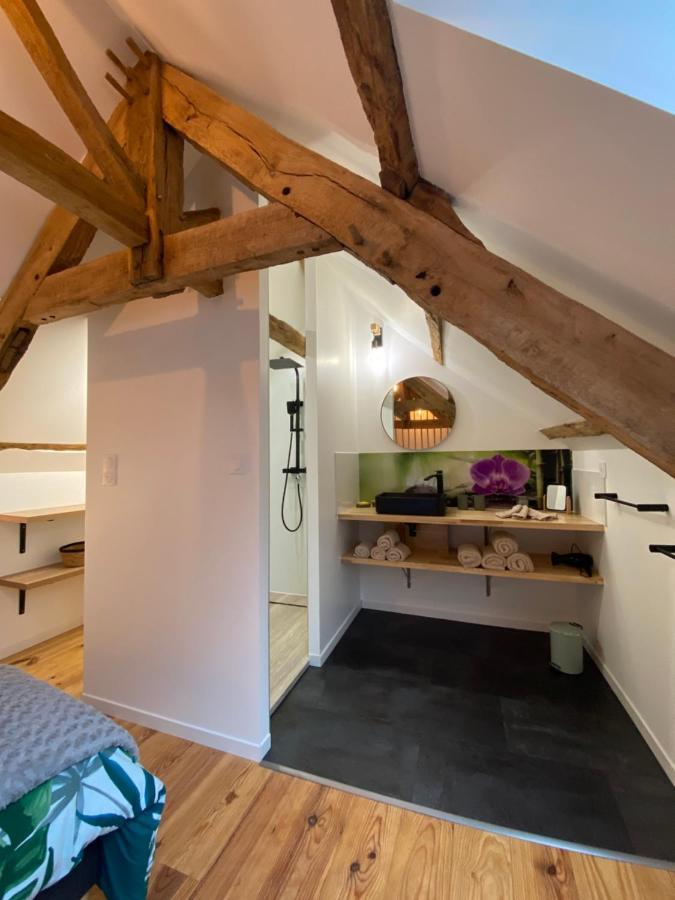 A La Memoire De Merlin & Spa Saint-Malon-sur-Mel Eksteriør bilde